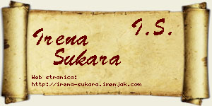 Irena Sukara vizit kartica